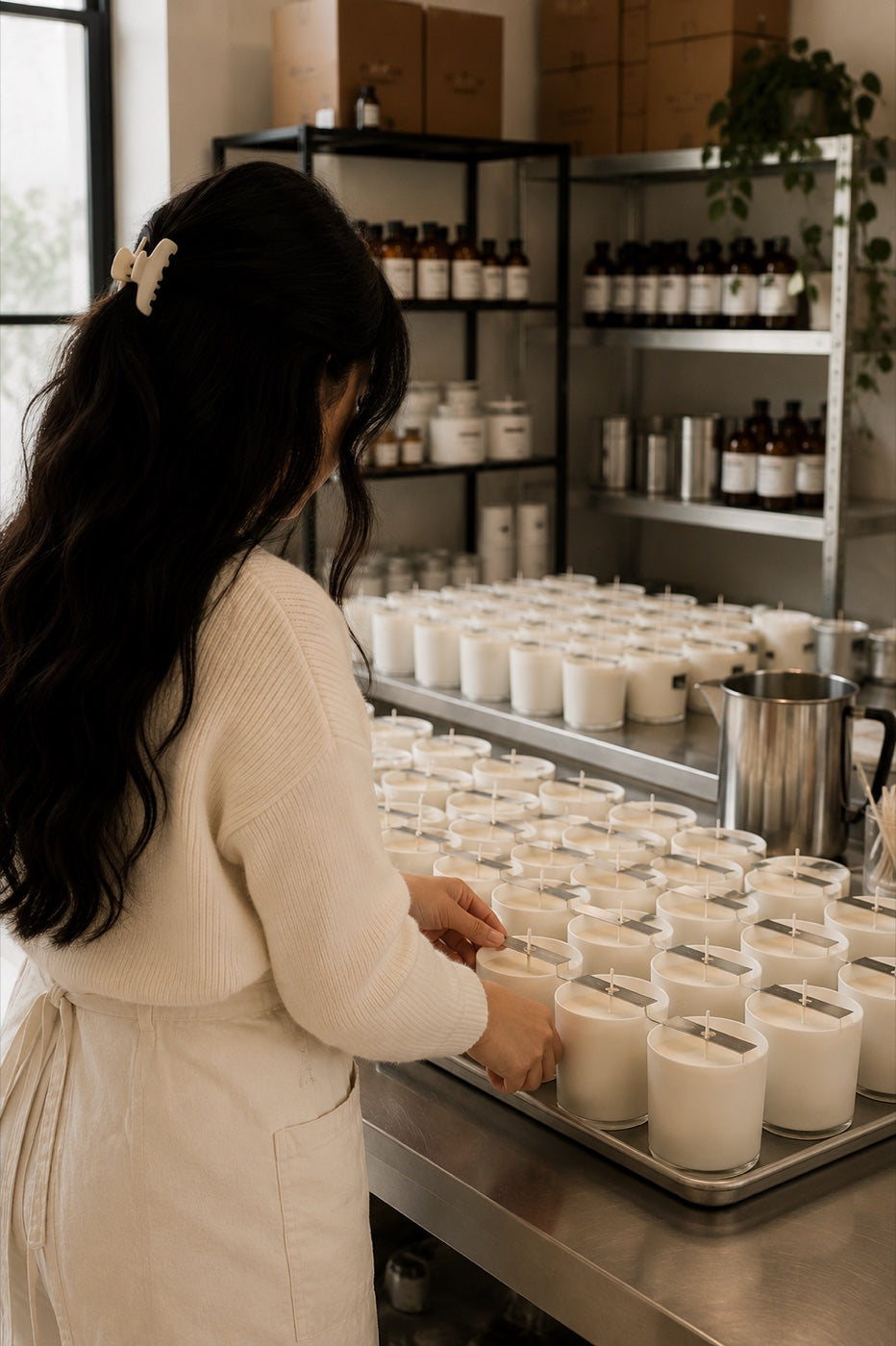 Maria, founder of Meltdown Candles